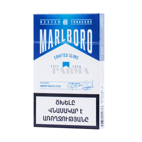 Ծխախոտ «Marlboro Crafted Slims Blue»