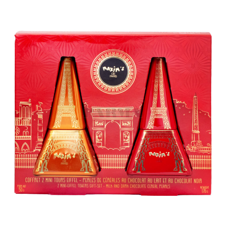 Шоколадные конфеты "Maxim`s De Paris Mini Eiffel" молочные, темные 80г