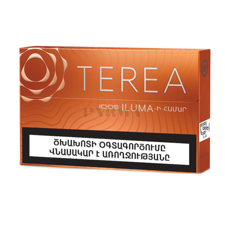 Տաքացվող ծխախոտի գլանակներ «Terea Amber»