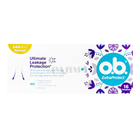Տամպոններ «o.b. Extra Protect Normal» 16հատ