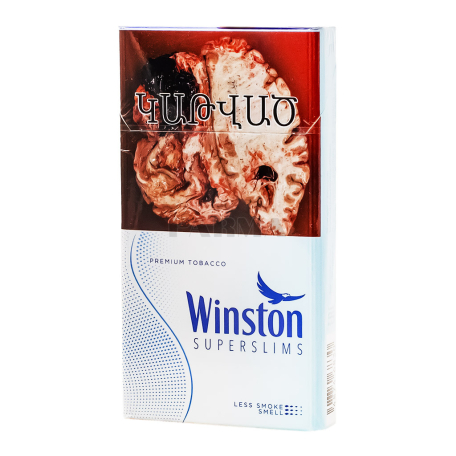 Ծխախոտ «Winston Super Slims Blue»