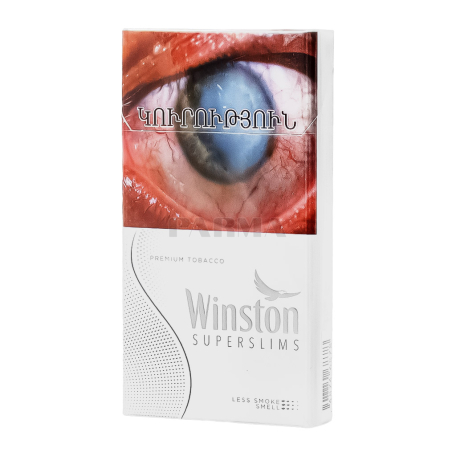 Ծխախոտ «Winston Super Slims Silver»