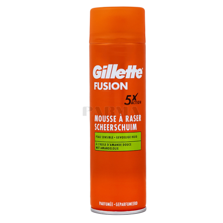 Փրփուր սափրվելու «Gillette Fusion 5xAction» 250մլ