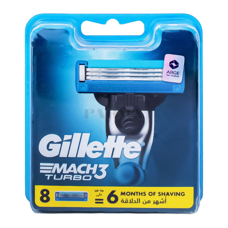 Ածելիի գլխիկներ «Gillette Mach3 Turbo»