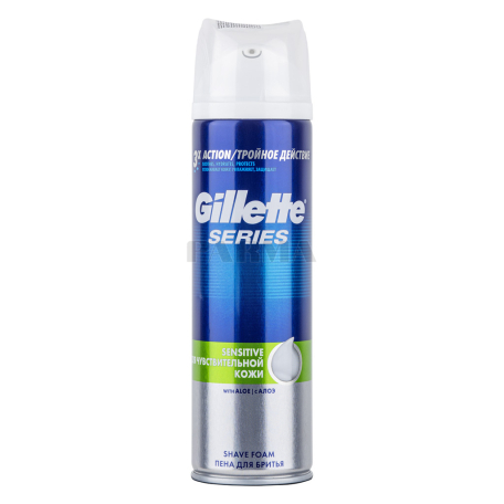 Փրփուր սափրվելու «Gillette Sensitiv Skin» 250մլ