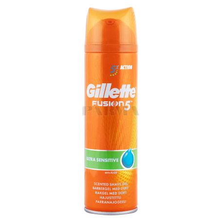 Գել սափրվելու «Gillette Fusion5 Ultra Sensitive» 200մլ