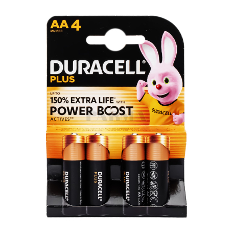 Մարտկոց «Duracell» 2A K+4