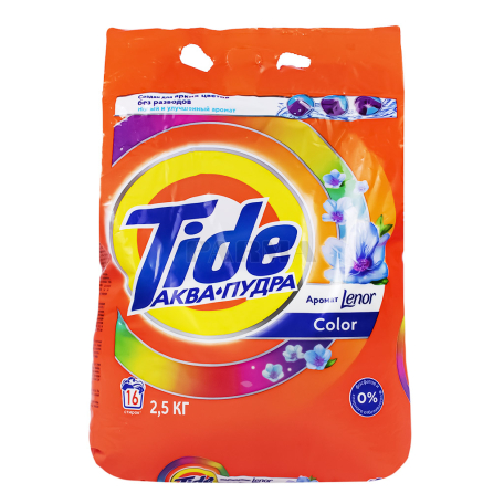 Փոշի լվացքի «Tide» ավտոմատ, գունավոր 2.5կգ