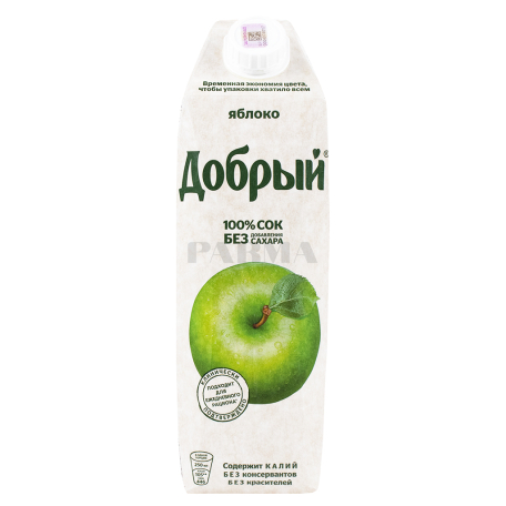 Հյութ բնական «Добрый» խնձոր 1լ