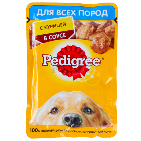 Շան խոնավ կեր «Pedigree» հավ 100գ