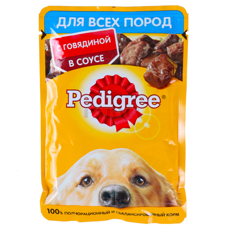 Շան կեր «Pedigree» խոնավ, տավարի մսով 85գ