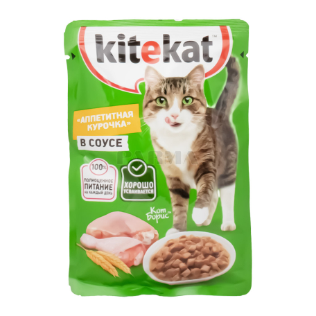 Կատվի կեր «Kitekat» խոնավ, հավի մսով 85գ