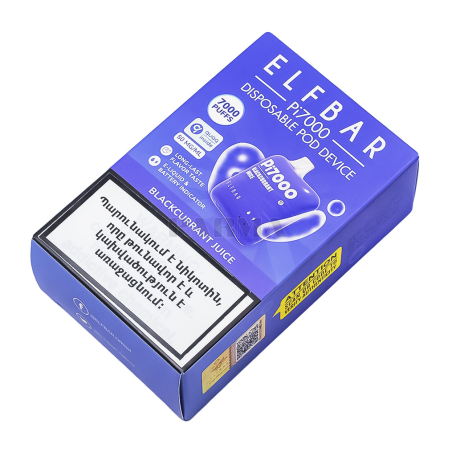 Ծխախոտ էլեկտրական «Elf Bar Pi7000» սև հաղարջի հյութ
