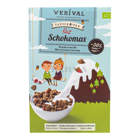 Գրանոլա «Verival Bio» շոկոլադ, ելակ 400գ