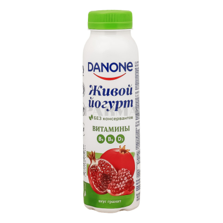 Биойогурт питьевой "Danone" гранат 1.2% 270г