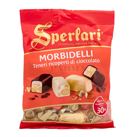 Նուգա «Sperlari Morbidelli» սպիտակ շոկոլադ, նուշով 117գ