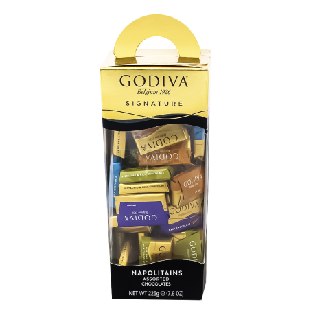 Շոկոլադե կոնֆետներ «Godiva Napolitains Signature» հավաքածու 225գ