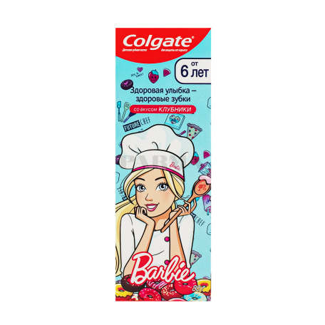 Ատամի մածուկ «Colgate Barbie» մանկական, ելակ 80գ