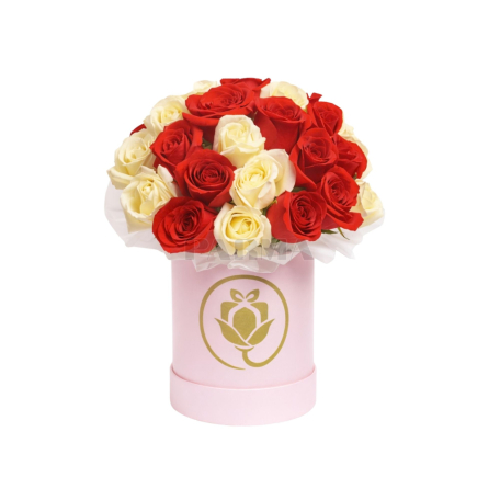 Composition "Latona Flowers" rose 25pcs
