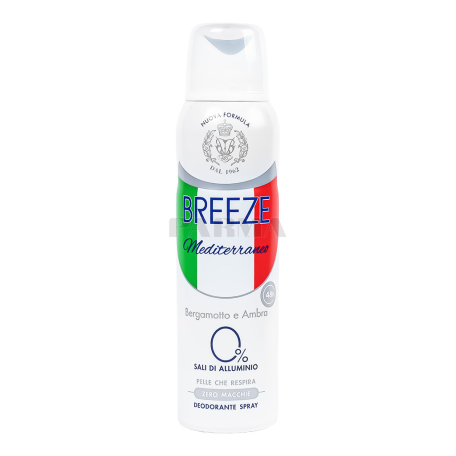 Deodorant "Breeze Mediterraneo Bergamotto e Ambra" bergamot 150ml