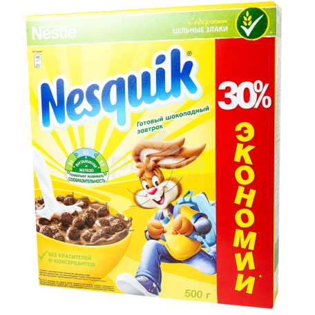 Готовый завтрак `Nestle Nesquik` 375г