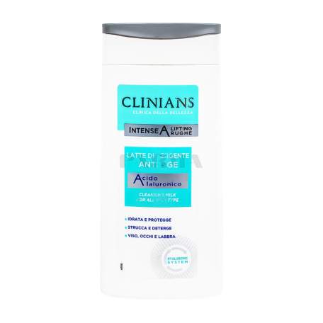 Молочко для лица "Clinians Intense A Lifting Rughe Latte Detergente" гиалуроновая кислота 200мл
