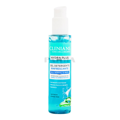 Гель для умывания "Clinians Hydra Plus Gel Detergente Rinfrescante" увлажняющий 150мл