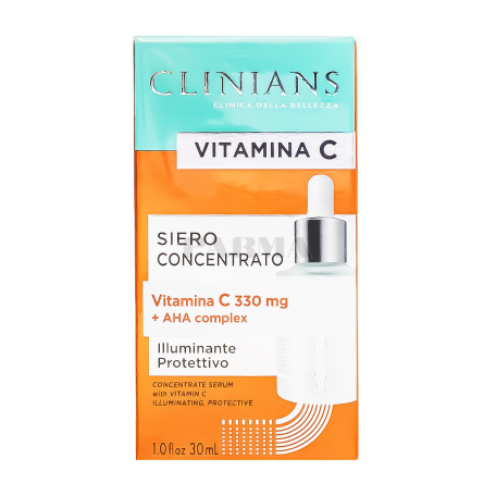 Сыворотка для лица "Clinians Vitamina C Siero Concentrato" увлажняющая 30мл