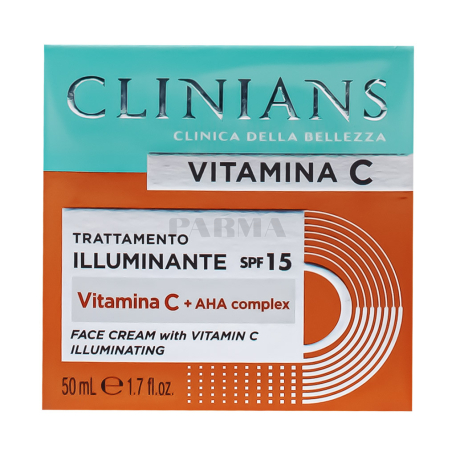 Крем для лица "Clinians Vitamina C Trattamento Illuminante SPF15" 50мл