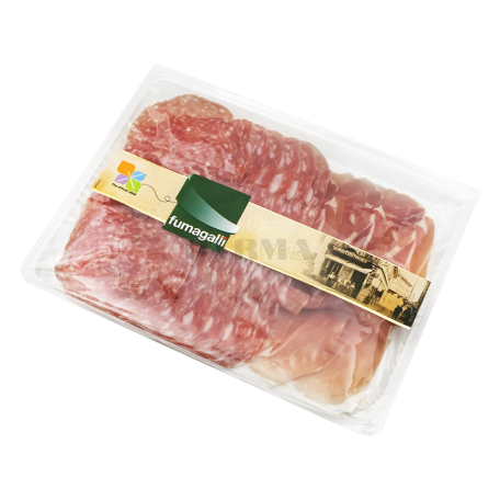Երշիկ «Fumagalli Antipasto Misto» տեսականի, հում հնեցված, կտրատած 120գ