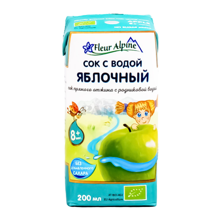 Natural juice "Fleur Alpine" apple, cherry 200ml