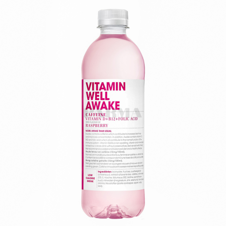 Ջուր վիտամինացված «Vitamin Well Awake» ազնվամորի 500մլ