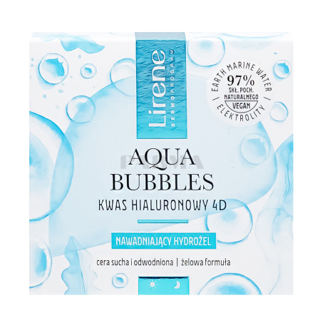 Դեմքի կրեմ «Lirene Aqua Bubbles» խոնավեցնող 50մլ