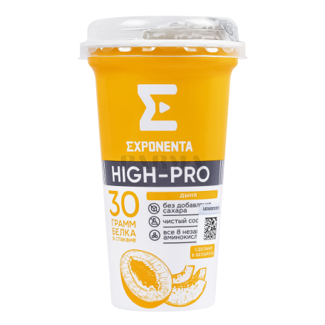 Կաթնաթթվային ըմպելիք «Exponenta High-Pro» սեխ, առանց շաքար 250գ
