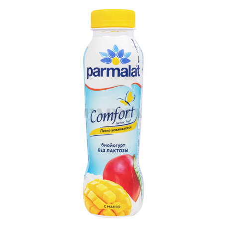Յոգուրտ ըմպելի «Parmalat» մանգո, առանց լակտոզա 1.5% 290գ