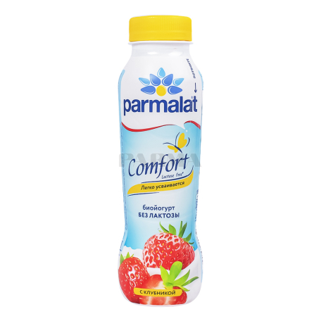Յոգուրտ ըմպելի «Parmalat» ելակ, առանց լակտոզա 1.5% 290գ