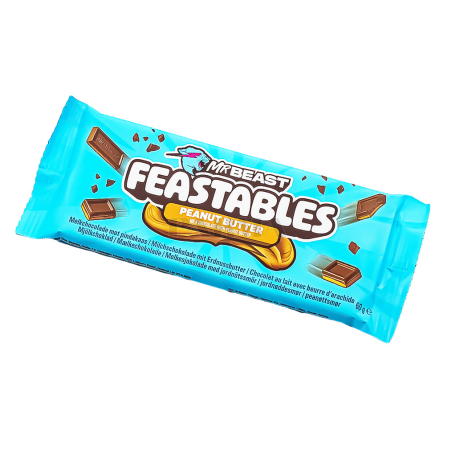 Շոկոլադե սալիկ «Mr.Beast Feastables» կաթնային, գետնանուշի կարագ 60գ