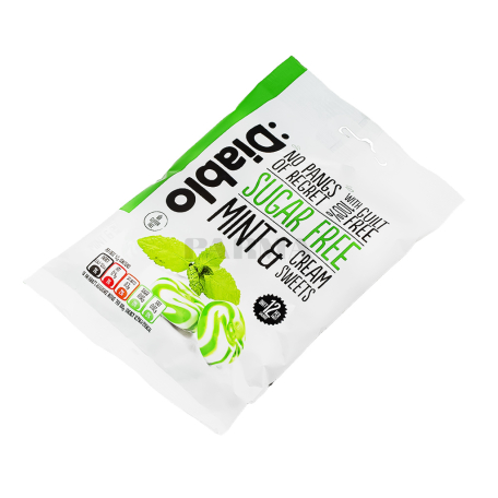 Կոնֆետներ «Diablo» անանուխ, առանց շաքար 75գ