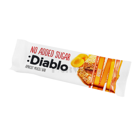 Բատոն-մյուսլի «Diablo» ծիրան, առանց շաքար 30գ