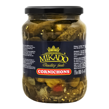 Մարինացված կորնիշոններ «Mikado» 720գ