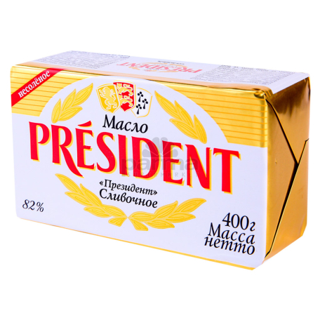 Масло `President Mini` 82% 400г