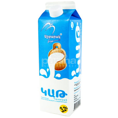 Молоко `Аштарак Кат` 3.2% 1л