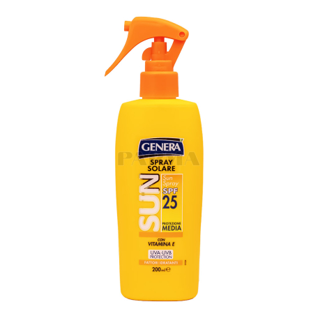 Спрей "Genera SPF25" для загара 200мл