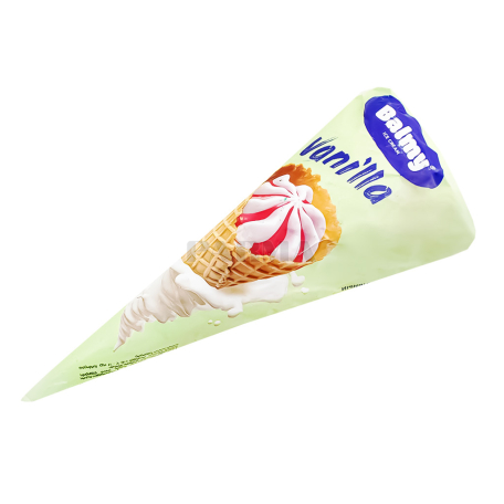 Պաղպաղակ «Balmy» կոն, վանիլային 100գ