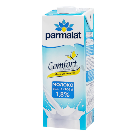 Կաթ «Parmalat» առանց լակտոզա 1.8% 1լ