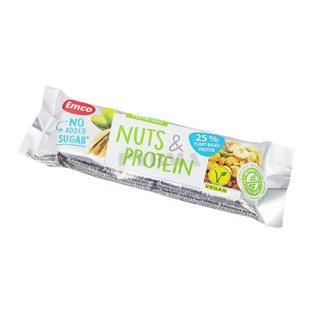 Բատոն «Emco Nuts & Protein» պիստակ 35գ