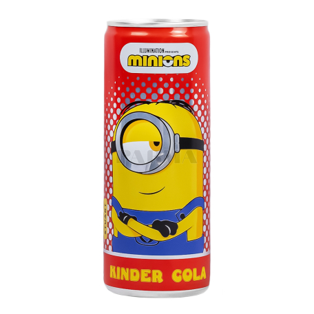 Զովացուցիչ ըմպելիք «Minions Kinder Cola» բալ 250մլ