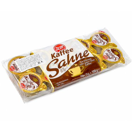Сливки "Zott Kaffee Sahne" для чая, кофе 10% 10г