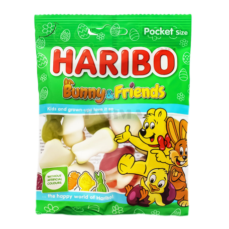 Դոնդողանման կոնֆետներ «Haribo Bunny`s Friends» 90գ