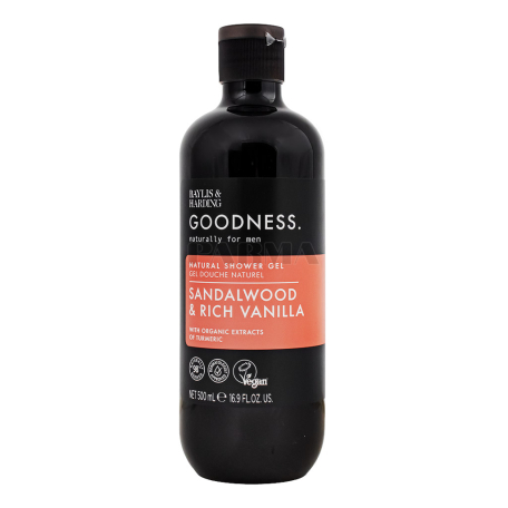 Shower gel "Baylis & Harding Men" orange, vanilla 500ml
